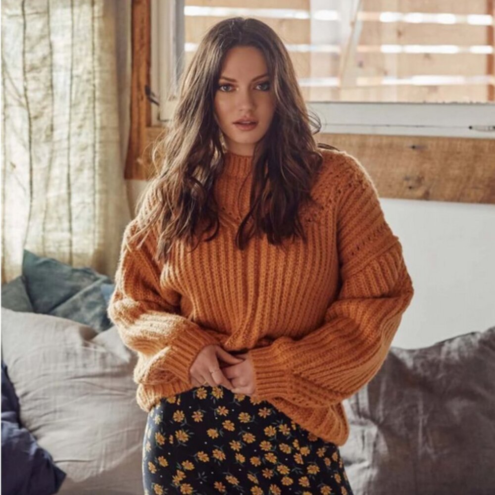 & Other Stories Orange Sweater